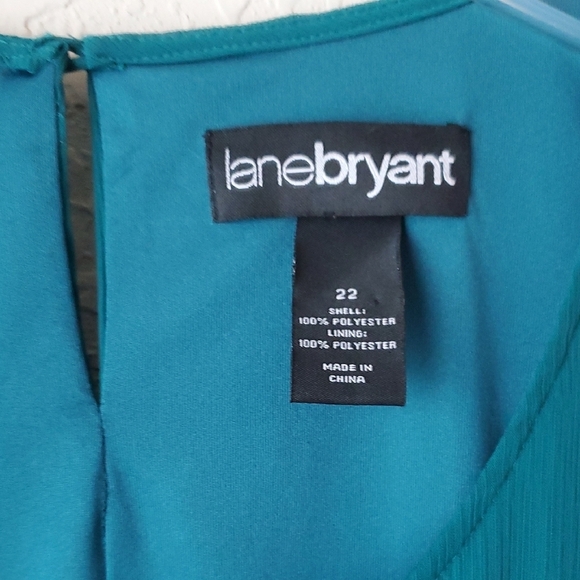 Lane Bryant size 22 Teal Bandage Dress - Picture 7 of 8